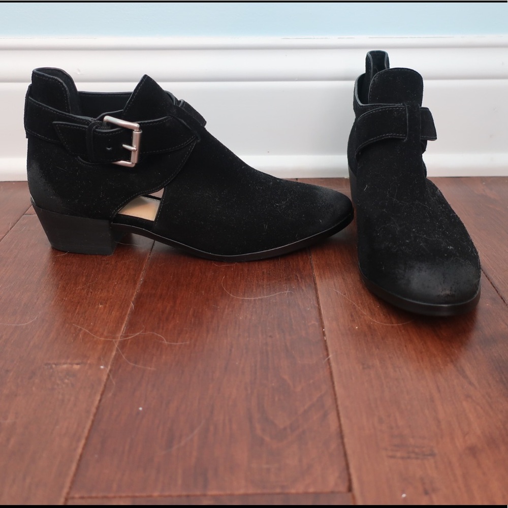 Micheal Kors Black Booties